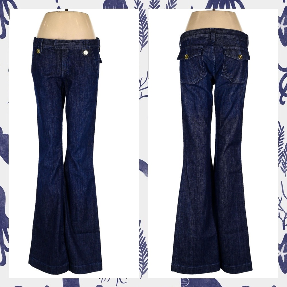 SALE ANLO LOW-MID RISE KICK FLARE JEANS
